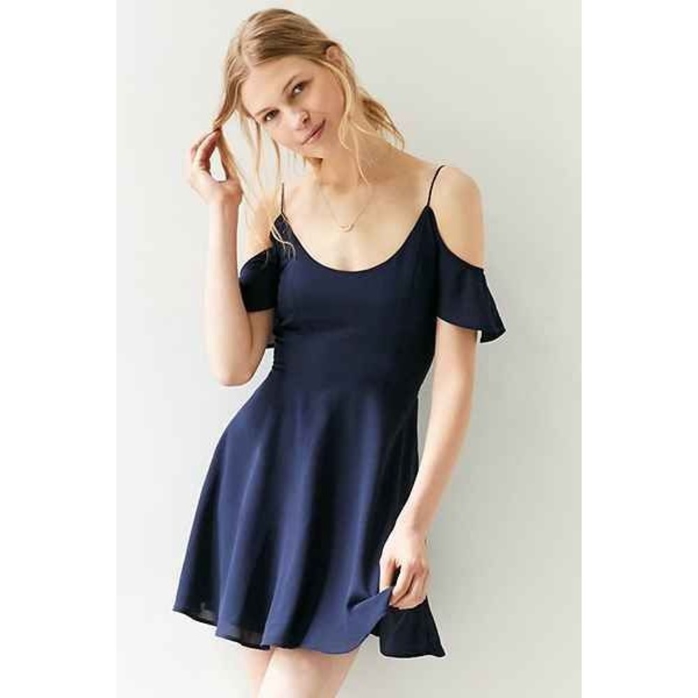Kimchi Blue shoulder fit + flare dress